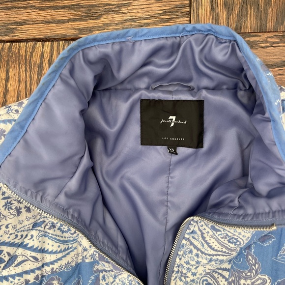 7 for All Mankind Quilted Jacket - Picture 2 of 2